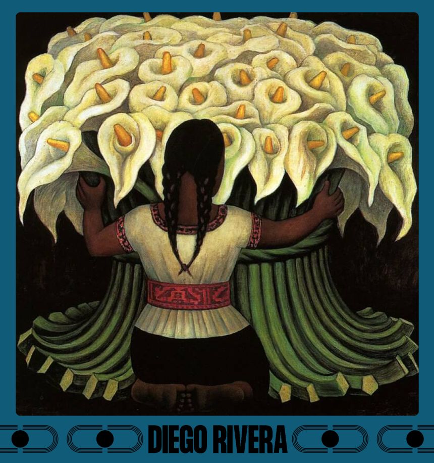 The flower seller shop 1941 diego rivera